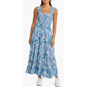 Dressed in Lala Rule Breaker Smocked Maxi Sundress, Wonder Girl, Small S